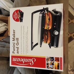 New In Box Sunbeam Panini Maker and Grill